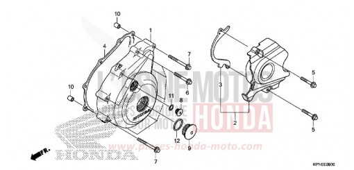 PANNEAU CARTER-MOTEUR G. GLR1251WHF de 2015